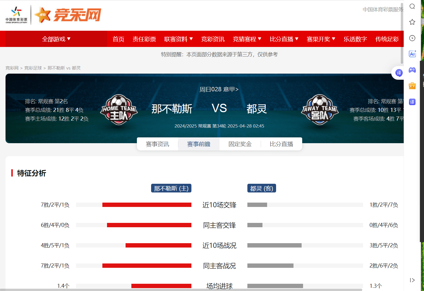 包含那不勒斯主场逼平都灵，积分增加不多的词条