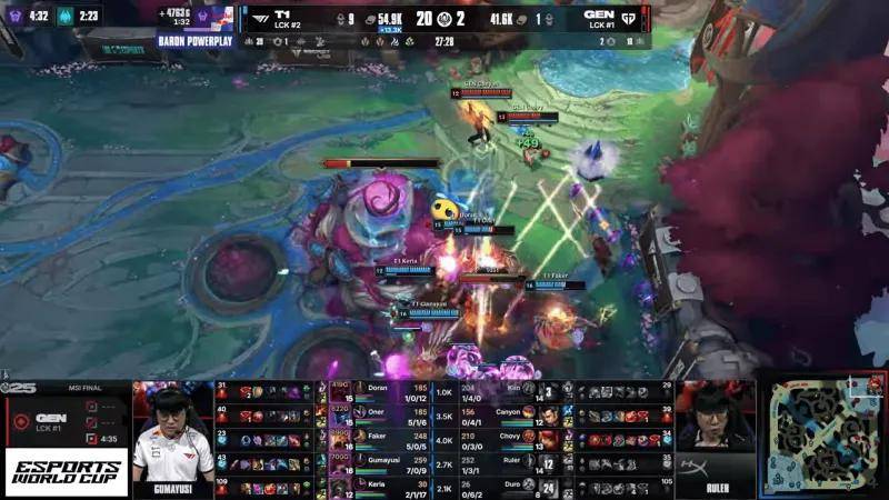 GEN横扫MAD，Oner团战一打五淘汰赛2:1（成都）